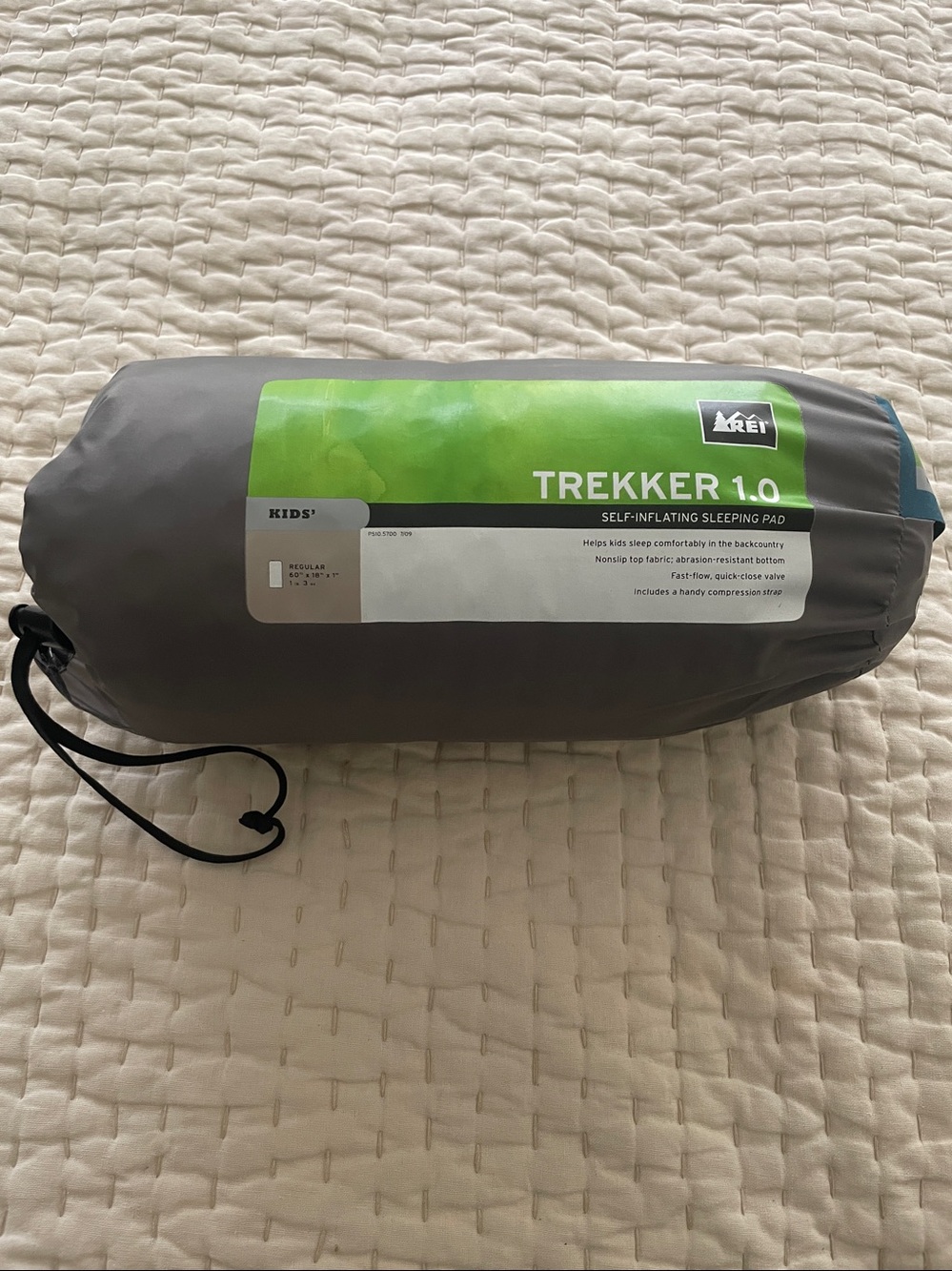 EUC REI kids trekker 1.0 inflatable sleeping pad self-inflating
